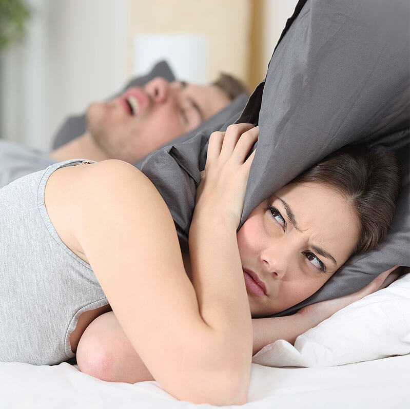 stock image shows sleeping disturbance image