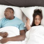 concept of partner with sleep apnea